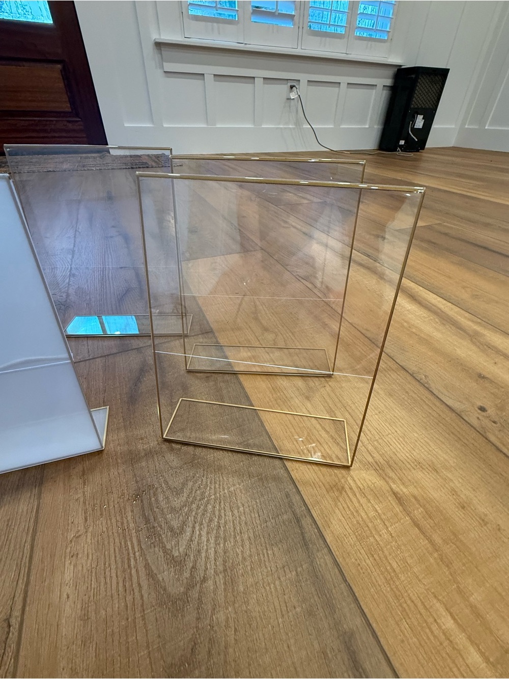 Clear Acrylic Photo Frame - White Insert - Picture 4 of 4